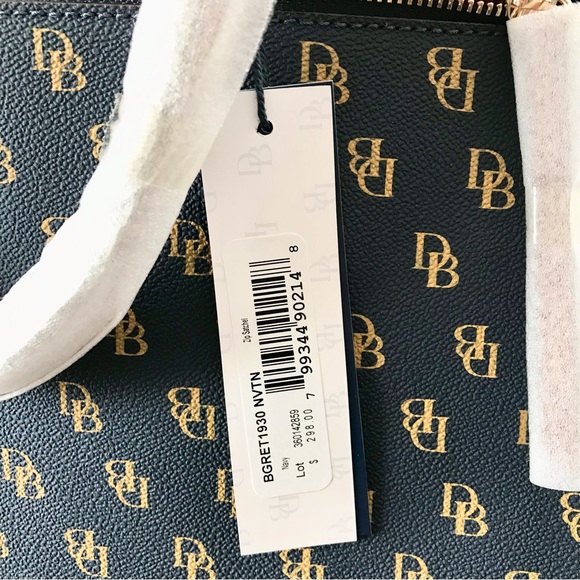 🆕 Dooney & Bourke Greta Zip Satchel - Picture 13 of 13
